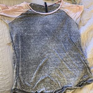 Pink and grey t-shirt